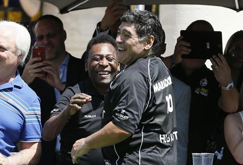 Maradona ve Peleden tarihi kareler