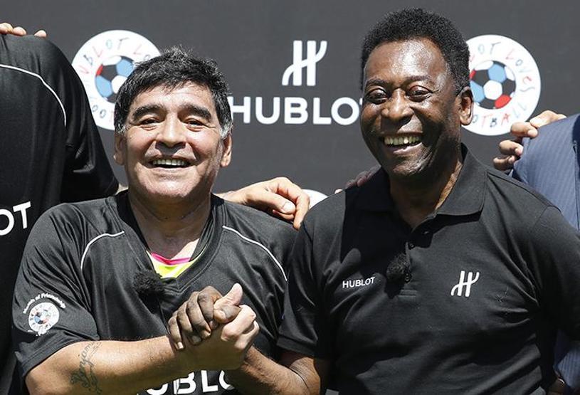 Maradona ve Peleden tarihi kareler