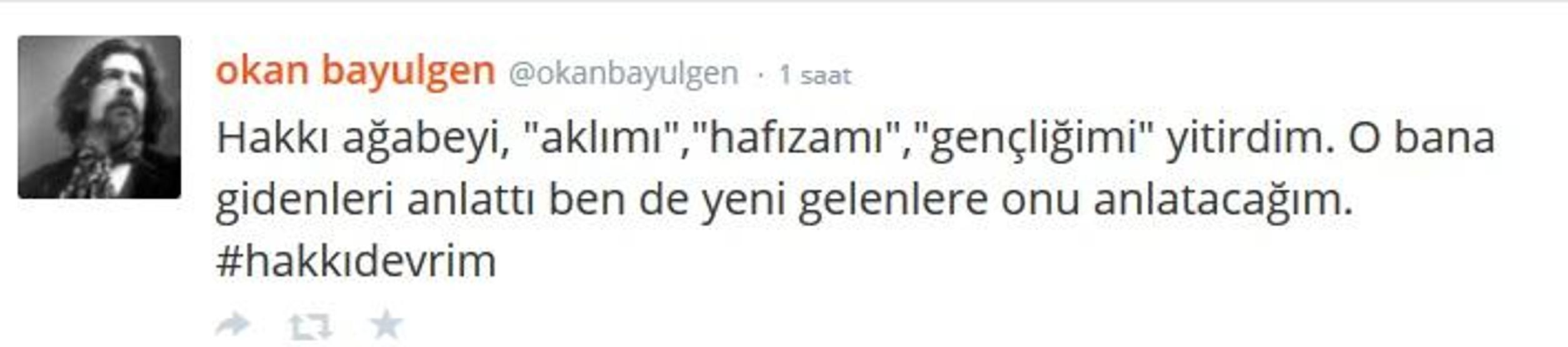 Hakkı Devrimin ardından ünlüler ne dedi