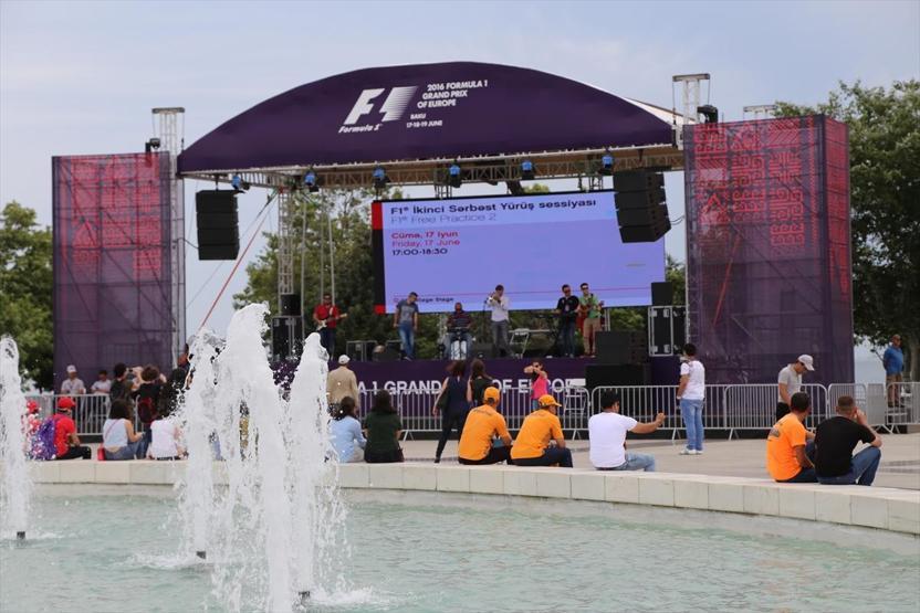 Azerbaycanda Formula 1 heyecanı