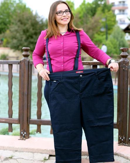 1 yılda 111 kilodan 55 kiloya düştü