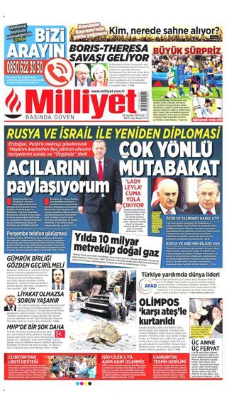 28 Haziran 2016 gazete manşetleri
