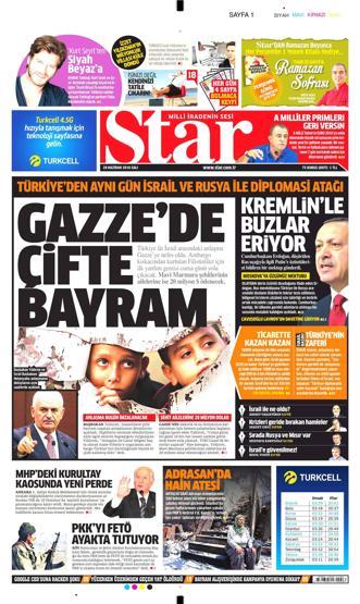 28 Haziran 2016 gazete manşetleri
