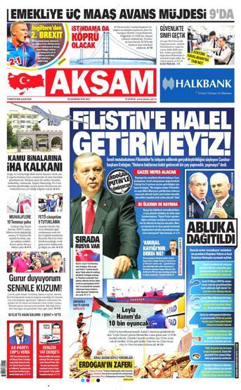 28 Haziran 2016 gazete manşetleri