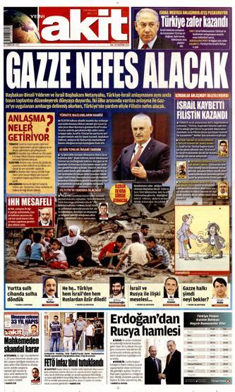 28 Haziran 2016 gazete manşetleri