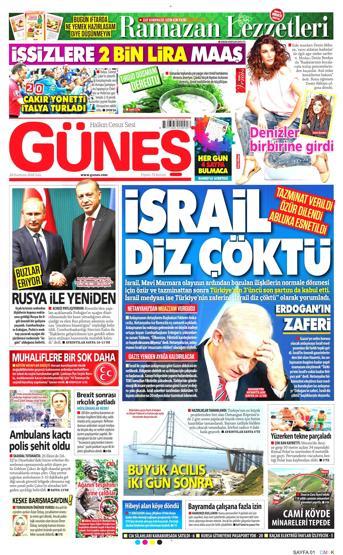 28 Haziran 2016 gazete manşetleri
