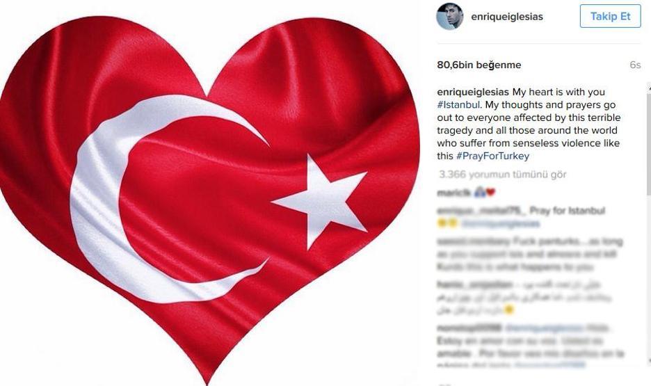 Atatürk Havalimanında yaşanan patlamaya ünlü isimlerden tepki yağdı