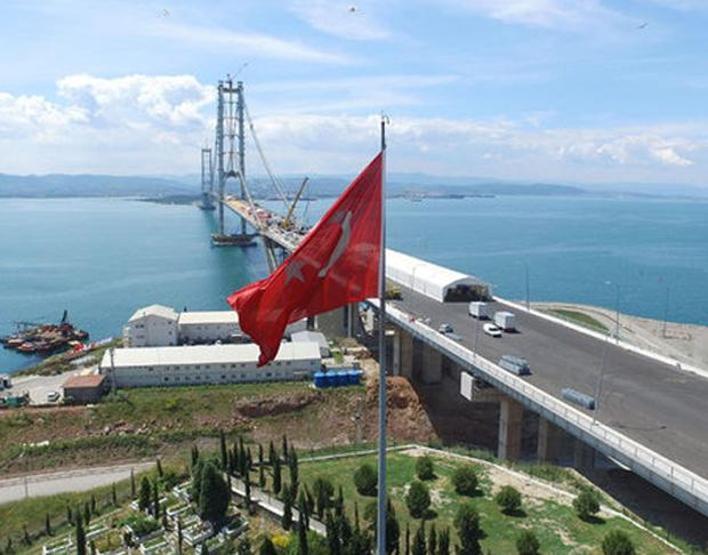 Osmangazi Köprüsü dünyanın 4üncüsü