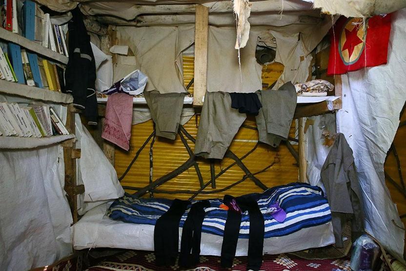 Licede yer altında 4 odalı 350 metrekarelik PKK sığınağı bulundu