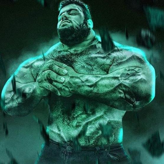 İranlı Hulk IŞİDe karşı savaşmak için orduya yazılıyor