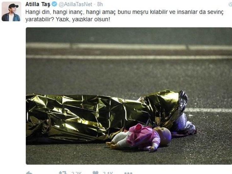 Fransadaki saldırıya ünlülerden tepki yağdı