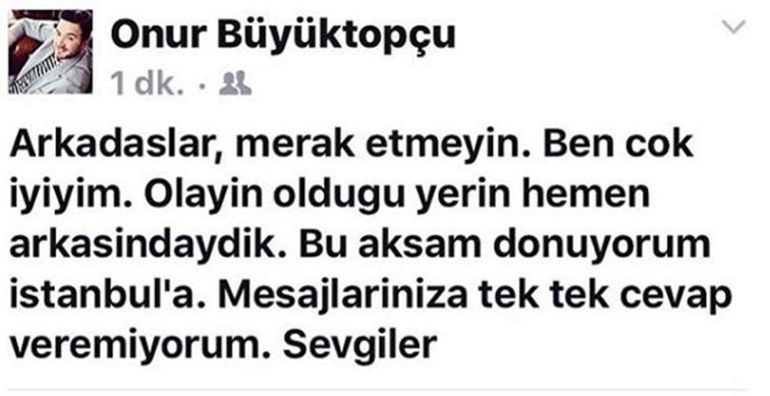 Onur Büyüktopçu saldırı anında Niceteydi