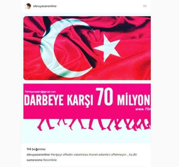 Ünlülerin darbe girişimine tepkileri