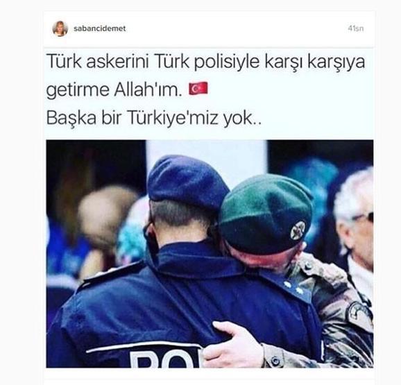 Ünlülerin darbe girişimine tepkileri