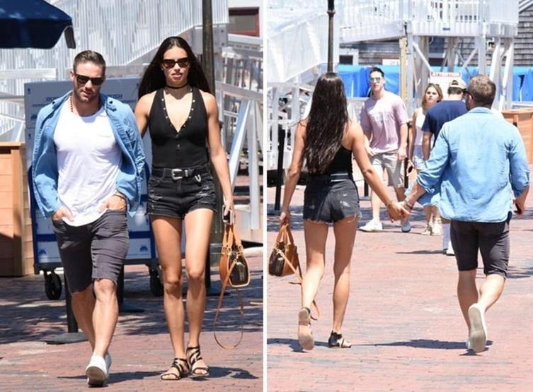 Adriana Lima yeni sevgilisi Julian Edelmanla el ele