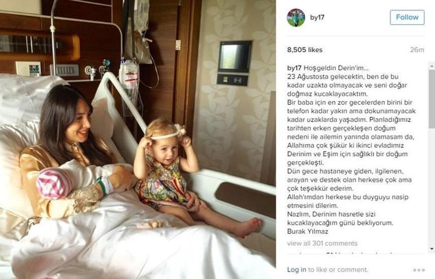 Burak Yılmaz 2. kez baba oldu