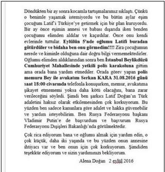 Latif Doğan’ın gelininden şiddet açıklaması