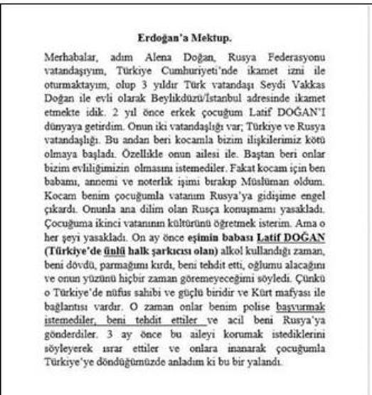Latif Doğan’ın gelininden şiddet açıklaması