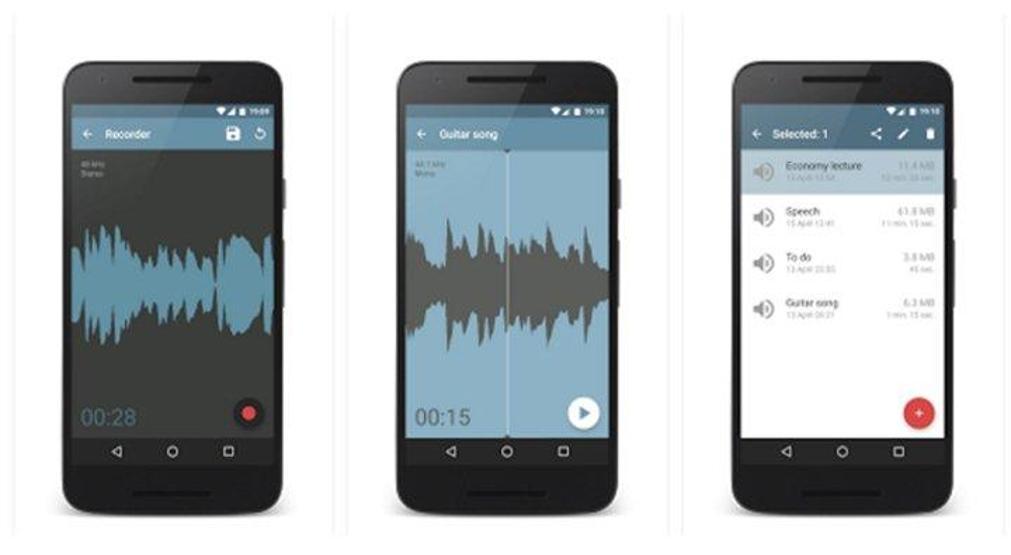 Android uygulamasında en iyi ses kayıt uygulamaları