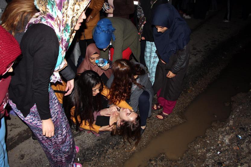 Kız yurdunda kız kaçırma protestosu