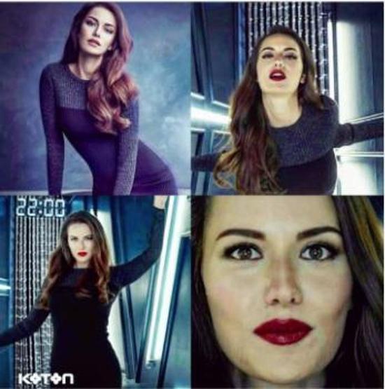 Fahriye Evcen ikinci reklamını da çekti