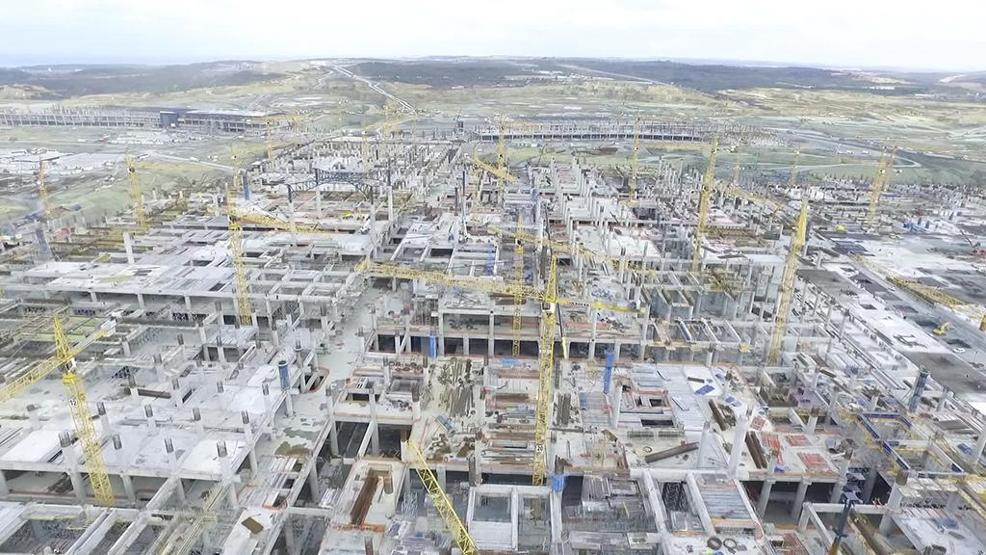 3. Havalimanı inşaatı: Çalışan sayısı 20 bini buldu