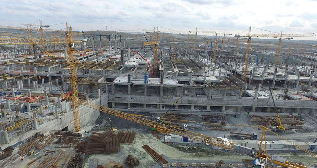 3. Havalimanı inşaatı: Çalışan sayısı 20 bini buldu
