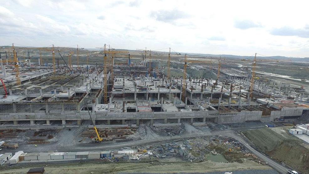 3. Havalimanı inşaatı: Çalışan sayısı 20 bini buldu