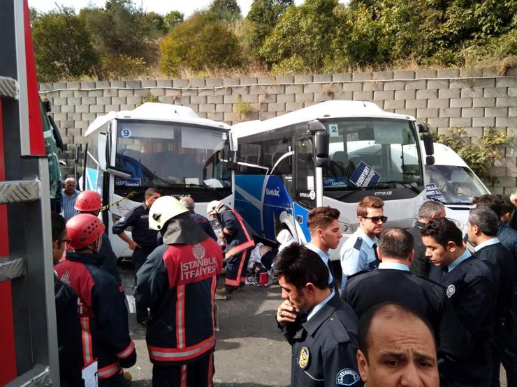 İstanbul Otogarında inanılmaz kaza: 1 ölü 2 yaralı