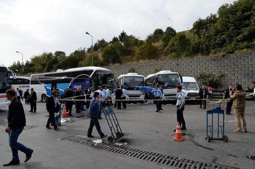 İstanbul Otogarında inanılmaz kaza: 1 ölü 2 yaralı