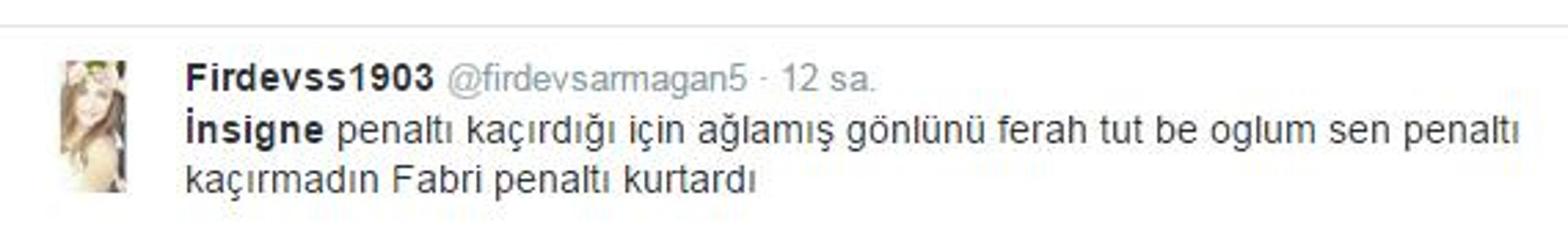 Penaltıyı atamayıp ağlayan Insigneyi Beşiktaşlı taraftar teselli etti