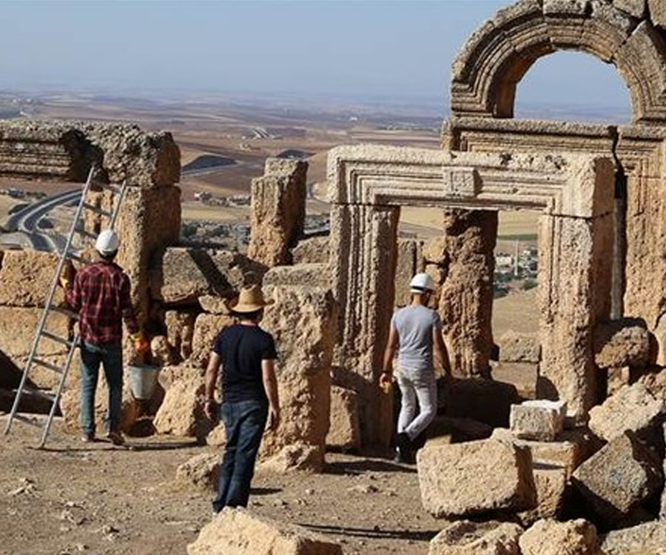 Diyarbakırda bin 5 yüz yıllık yeraltı sığınağı