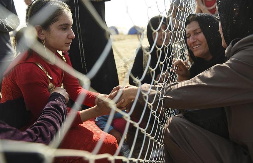 Musuldan kaçanlar akrabalarıyla 2 yıl sonra mülteci kampında buluştu
