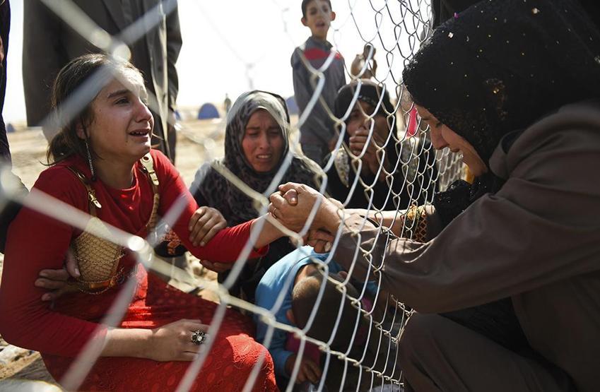 Musuldan kaçanlar akrabalarıyla 2 yıl sonra mülteci kampında buluştu