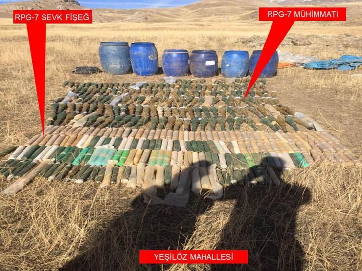 PKKya Şırnakta bir darbe daha: Bomba yüklü araçları ve cephanelikleri imha edildi
