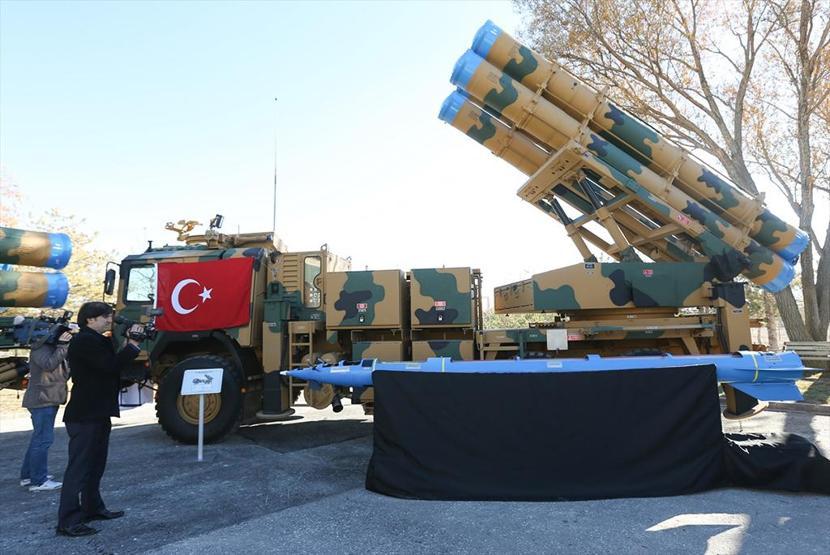 Tamamen yerli üretim olan füze sistemi Kasırga TSKya teslim edildi