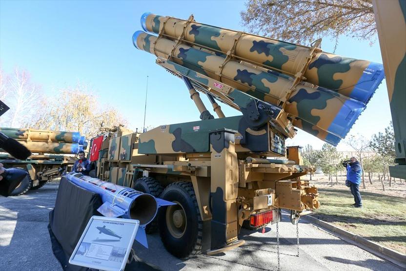 Tamamen yerli üretim olan füze sistemi Kasırga TSKya teslim edildi