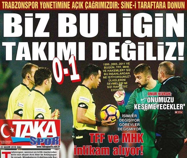 Trabzonda isyan: Hakemi mi vuralım