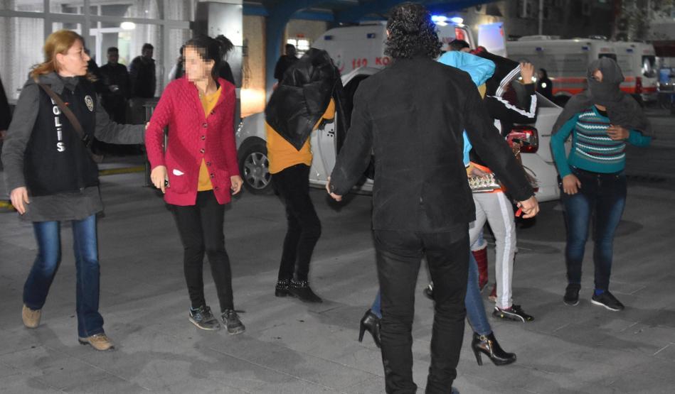 Konyada fuhuş operasyonu: 15 gözaltı