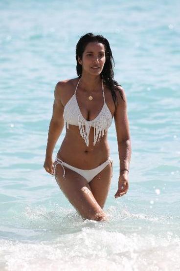 Padma Lakshmi kızıyla tatilde
