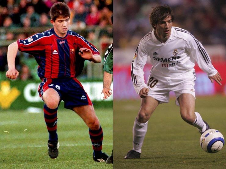Hem Madrid hem de Barcada oynayan futbolcular