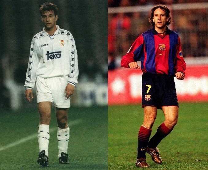 Hem Madrid hem de Barcada oynayan futbolcular