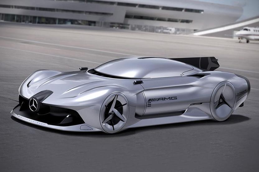 Jet motorlu Mercedes konsepti