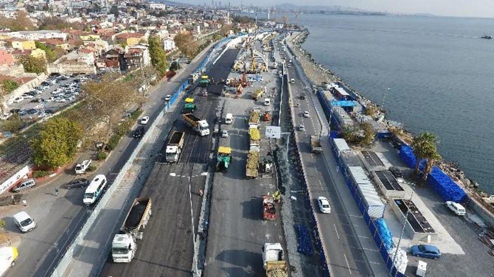 Açılışına günler kalan Avrasya Tünelinin havadan görüntüleri