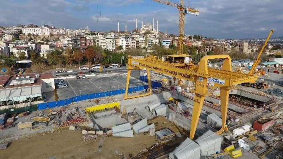 Açılışına günler kalan Avrasya Tünelinin havadan görüntüleri