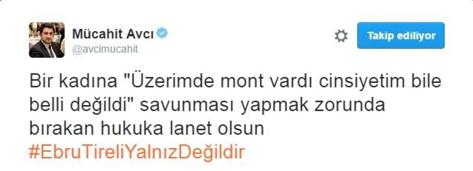 Sosyal medya kullanıcıları: Ebru Tireli yalnız değildir