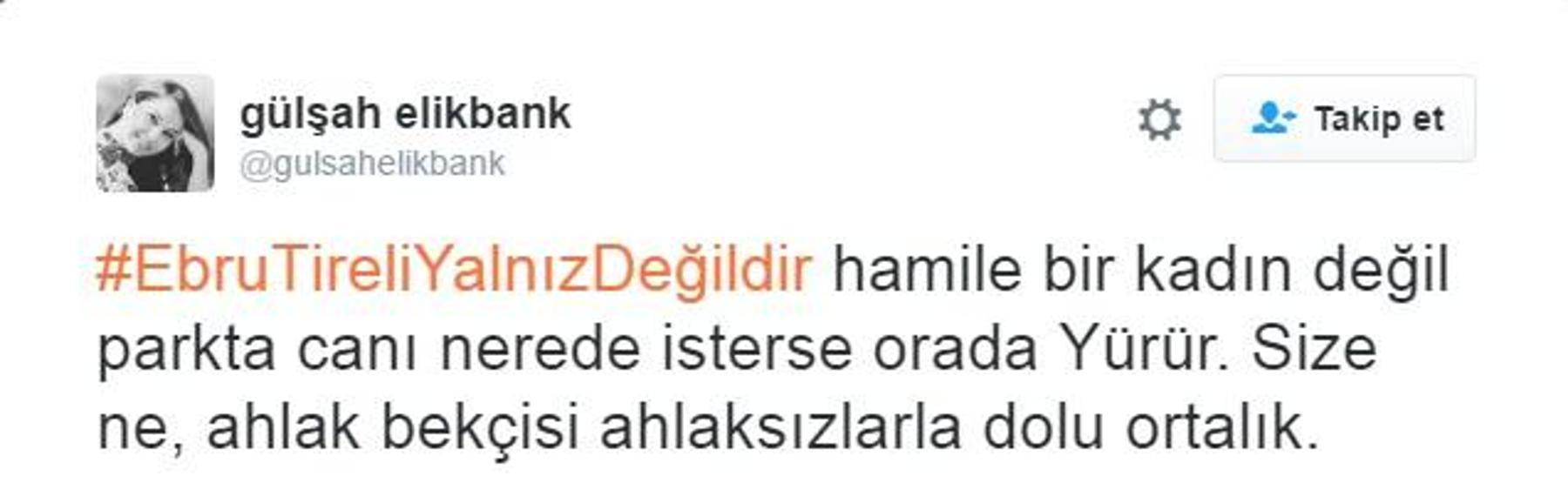 Sosyal medya kullanıcıları: Ebru Tireli yalnız değildir