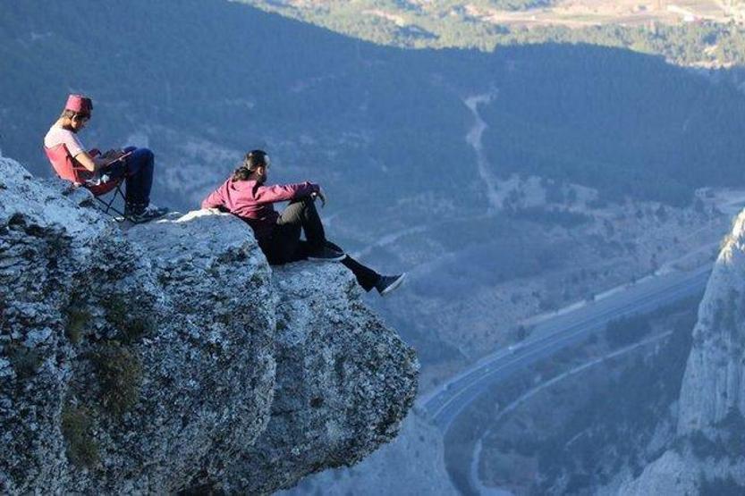 Bu fotoğrafı çektirmek için Gülek Kalesine akın ediyorlar
