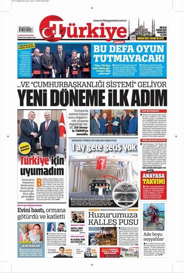 11 Aralık 2016 Gazete manşetleri