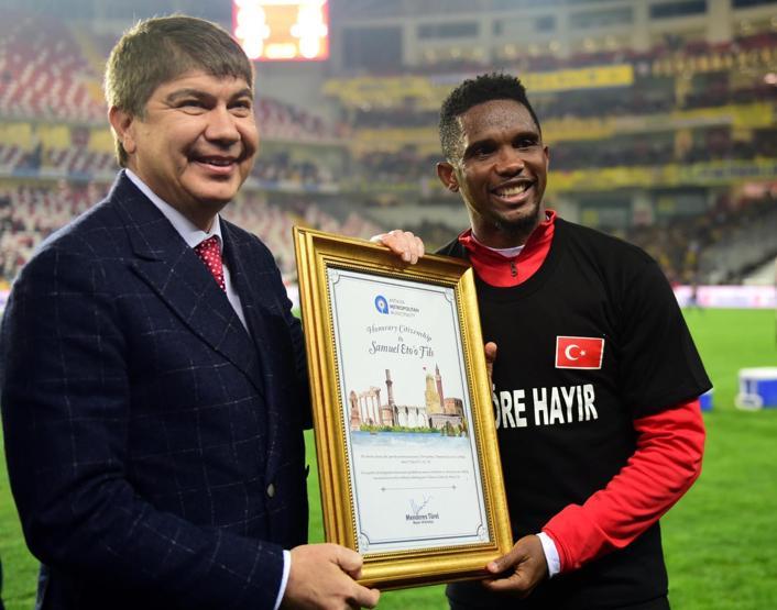 Samuel Etooya onursal hemşerilik beratı